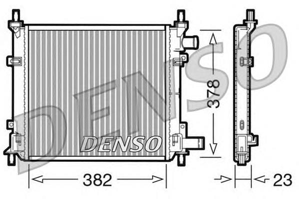 DRM10060 Denso radiador refrigeración del motor