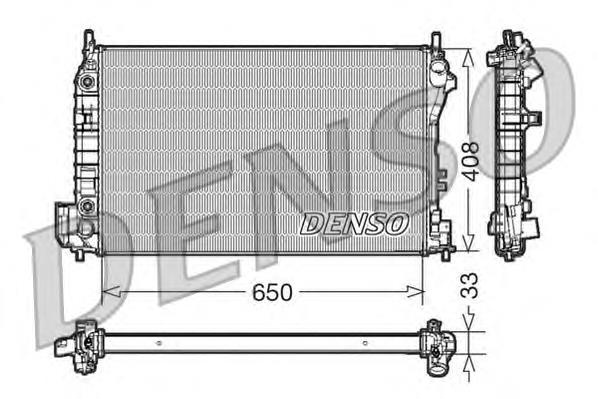 DRM20089 Denso radiador refrigeración del motor