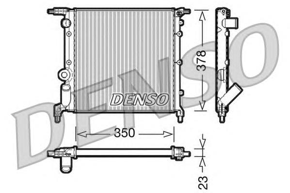 DRM23005 Denso radiador refrigeración del motor