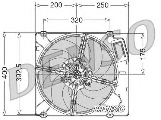 Motor de arranque DER01003 Denso