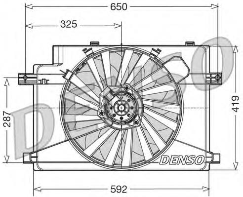  Bastidor radiador (armazón) para Alfa Romeo 147 937