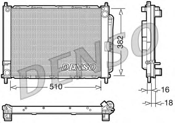 DRM23102 Denso condensador aire acondicionado