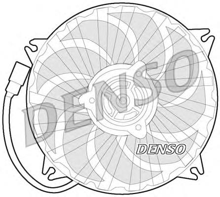 DER21019 Denso ventilador (rodete +motor refrigeración del motor con electromotor completo)