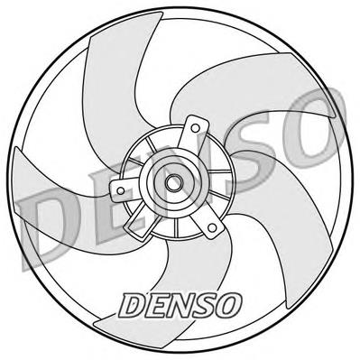 DER21011 Denso ventilador (rodete +motor refrigeración del motor con electromotor completo)