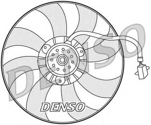 DER32007 Denso ventilador (rodete +motor refrigeración del motor con electromotor completo)