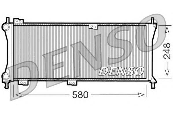 DRM09083 Denso radiador refrigeración del motor