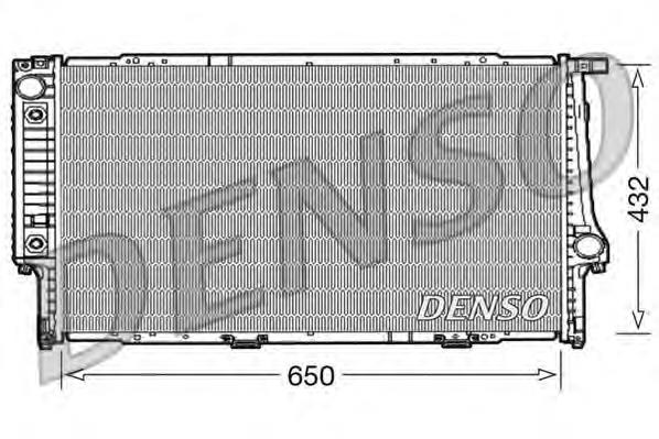 DRM05062 Denso radiador refrigeración del motor