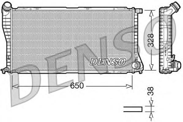 DRM05002 Denso radiador refrigeración del motor