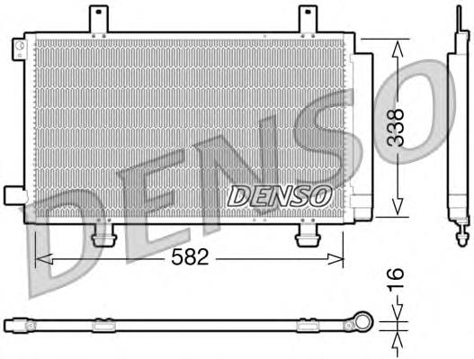 DCN47002 Denso condensador aire acondicionado