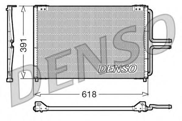 DCN23020 Denso condensador aire acondicionado