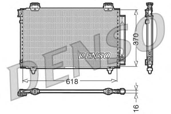 DCN50009 Denso condensador aire acondicionado