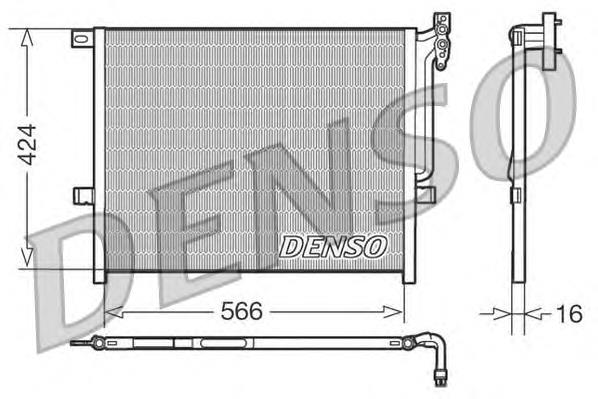 DCN05004 Denso condensador aire acondicionado