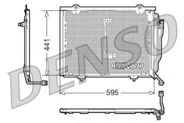 DCN17012 Denso condensador aire acondicionado