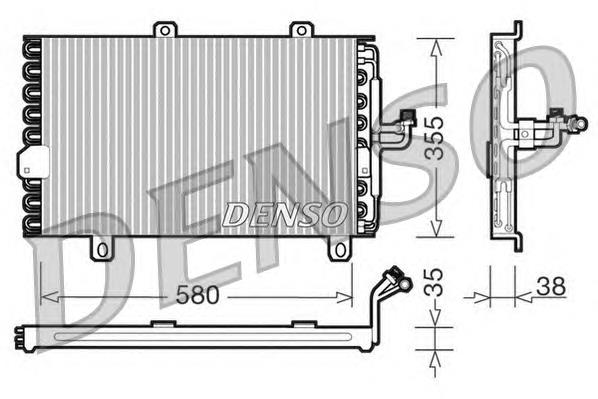 DCN09142 Denso condensador aire acondicionado