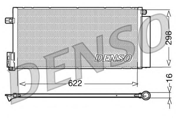 DCN09110 Denso condensador aire acondicionado