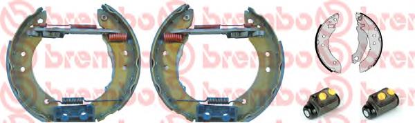 K24007 Brembo zapatas de frenos de tambor traseras