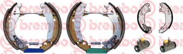 K61046 Brembo zapatas de frenos de tambor traseras