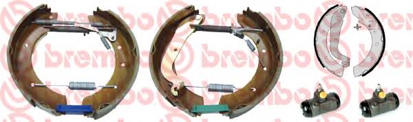 K23016 Brembo zapatas de frenos de tambor traseras