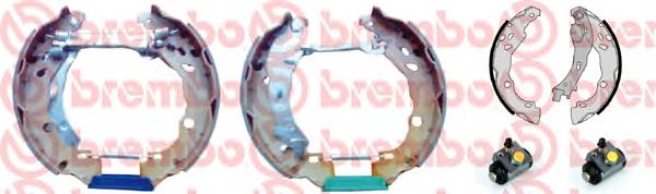 K61084 Brembo zapatas de frenos de tambor traseras