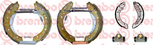 K68062 Brembo zapatas de frenos de tambor traseras