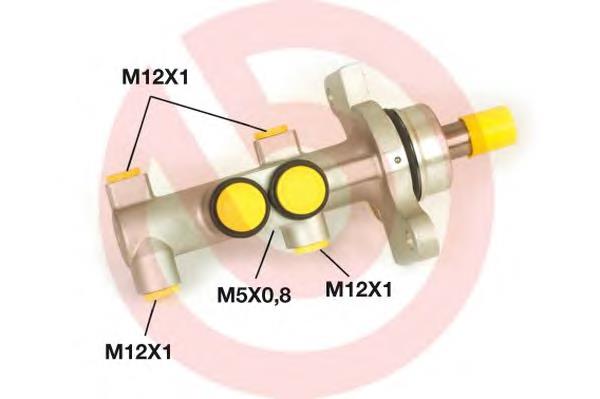 M61028 Brembo cilindro principal de freno