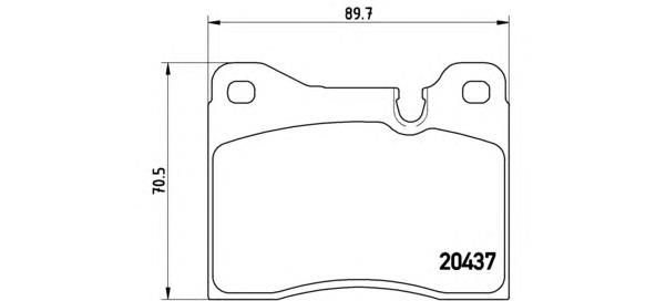 P06002 Brembo pastillas de freno delanteras