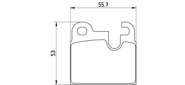 P06004 Brembo pastillas de freno traseras