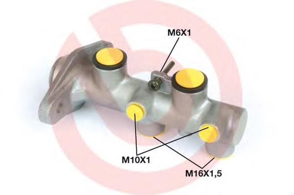 M30005 Brembo cilindro principal de freno