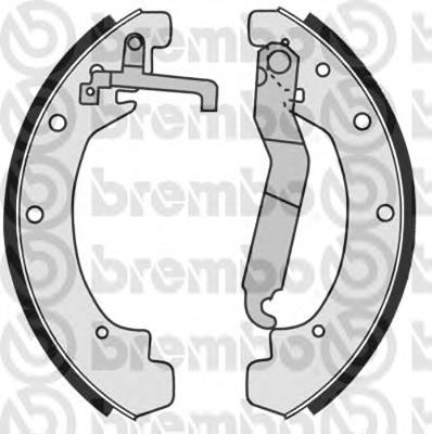 S85532 Brembo zapatas de frenos de tambor traseras