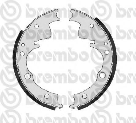 SA4501 Brembo zapatas de frenos de tambor traseras