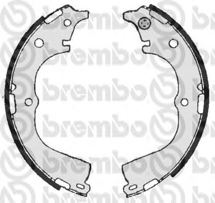 S83533 Brembo zapatas de frenos de tambor traseras