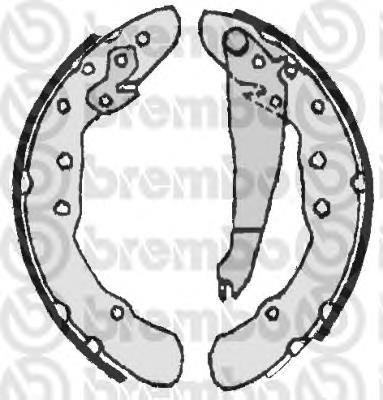 S 85 514 Brembo zapatas de frenos de tambor traseras