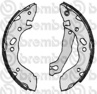 S30501 Brembo zapatas de frenos de tambor traseras