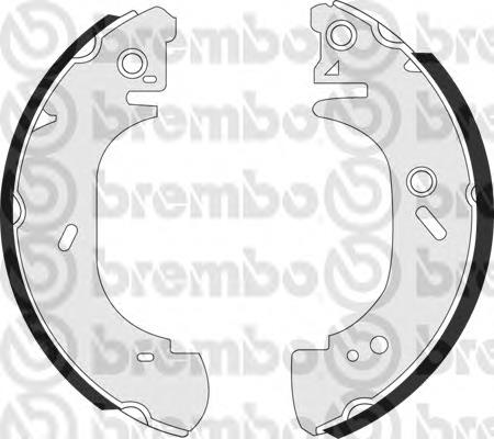 S 24 528 Brembo zapatas de frenos de tambor traseras