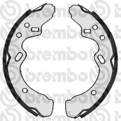 S49511 Brembo zapatas de frenos de tambor traseras