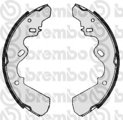 S34504 Brembo zapatas de frenos de tambor traseras