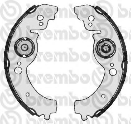 S41502 Brembo zapatas de frenos de tambor traseras