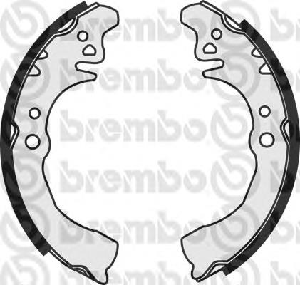 S16511 Brembo zapatas de frenos de tambor traseras