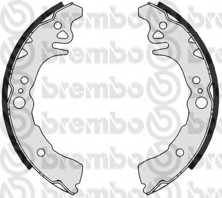 S16514 Brembo zapatas de frenos de tambor traseras