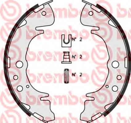 S11503 Brembo zapatas de frenos de tambor traseras