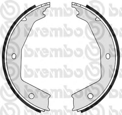 S 23 554 Brembo juego de zapatas de frenos, freno de estacionamiento