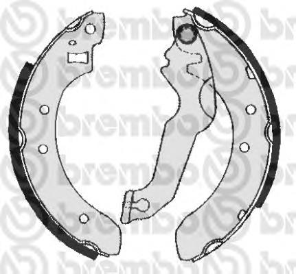 S 24 507 Brembo zapatas de frenos de tambor traseras