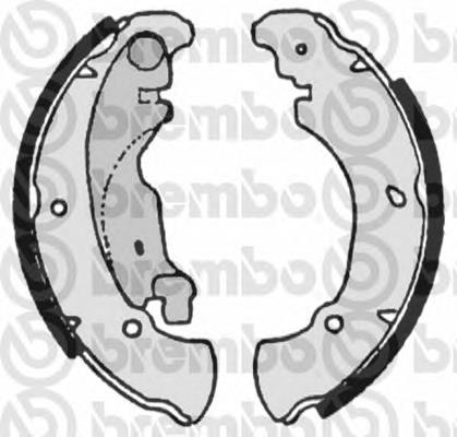 S 23 519 Brembo zapatas de frenos de tambor traseras