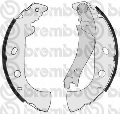 S 23 514 Brembo zapatas de frenos de tambor traseras