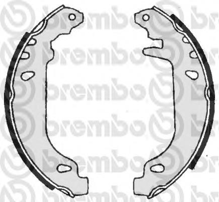 S 61 519 Brembo zapatas de frenos de tambor traseras