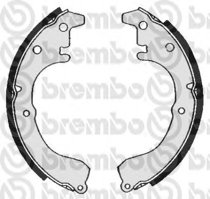 S83501 Brembo zapatas de frenos de tambor traseras