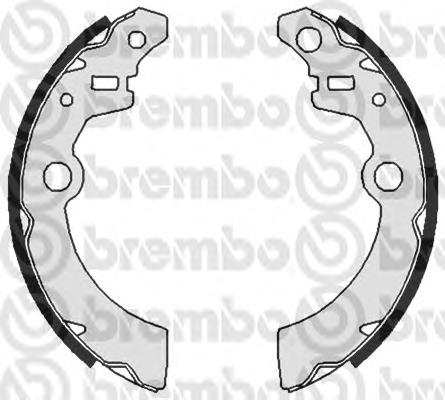 S 79 523 Brembo zapatas de frenos de tambor traseras