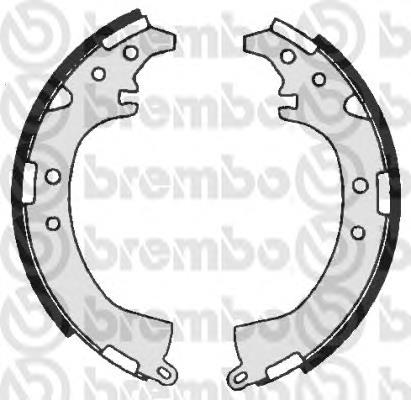 S83528 Brembo zapatas de frenos de tambor traseras