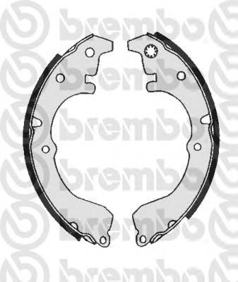 S83514 Brembo zapatas de frenos de tambor traseras