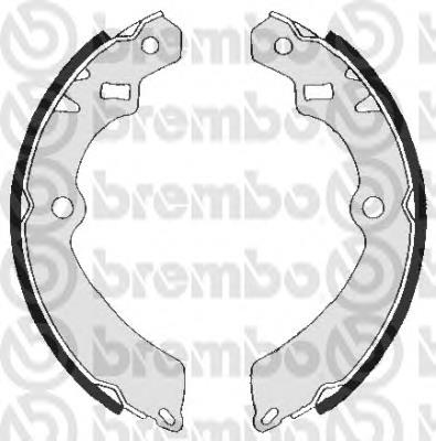 S 79 509 Brembo zapatas de frenos de tambor traseras